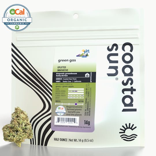 Coastal Sun - Green Gas Greenhouse Flower 14g - 1