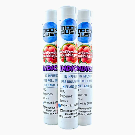 MOON DUST - Moon Rock | Watermelon Bubblegum | Infused Joint | 1g - 1