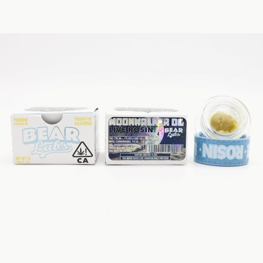 Bear Labs - Moonwalker T4 Live Rosin - 1g - 1