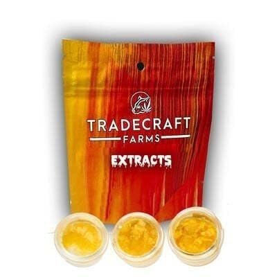 Tradecraft Farms - Tradecraft Farms - Grape Gas - Indica - Live Rosin - 1g - 1