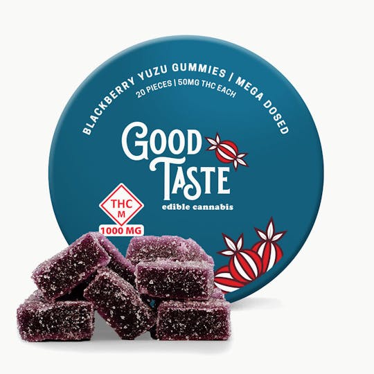 Good Taste Edibles - Blackberry Yuzu 1000mg - Good Taste Edible Gummy - 1