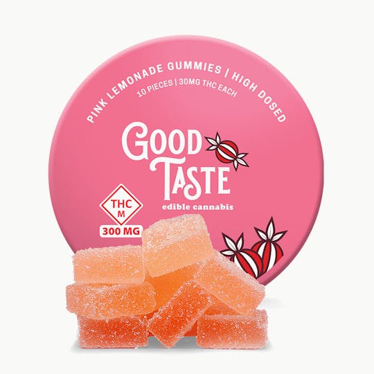 Good Taste Edibles - Pink Lemonade 300mg - Good Taste Edible Gummy - 1