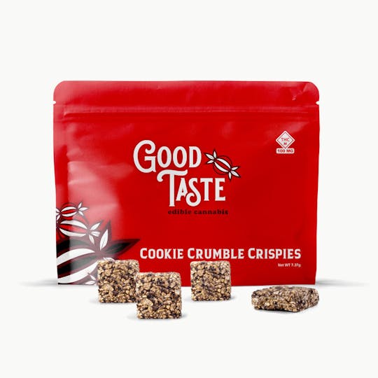 Good Taste Edibles - Cookie Crumble - 100 mg Good Taste Edibles Crispies - 1