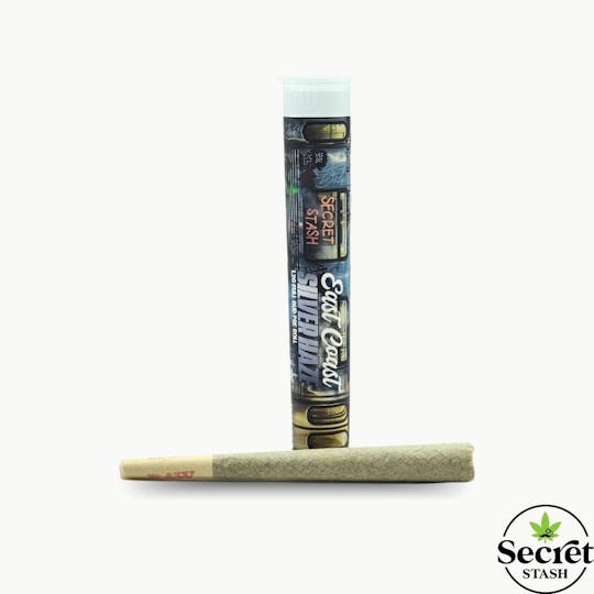 Secret Stash - Secret Stash | Full Bud Pre Roll | East Coast Silver Haze | 1.2g - 1