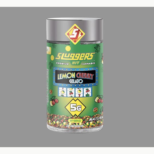 Sluggers Hit - Sluggers - Jarred Flower - 5g - Lemon Cherry Gelato - 1