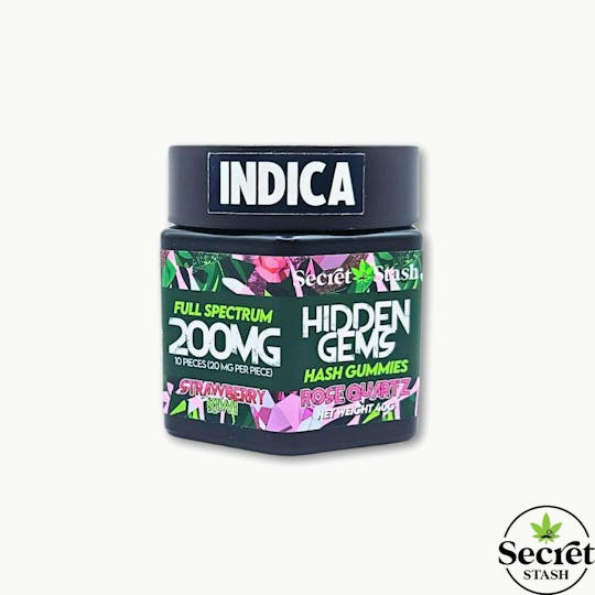 Secret Stash - Hidden Gems | Hash | Strawberry Kiwi | Indica | 200mg - 1