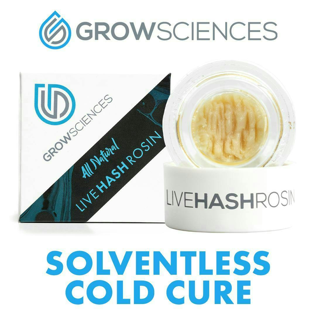 Grow Sciences - Rasberry Beret Live Hash Rosin Cold Cure (1g) - 1