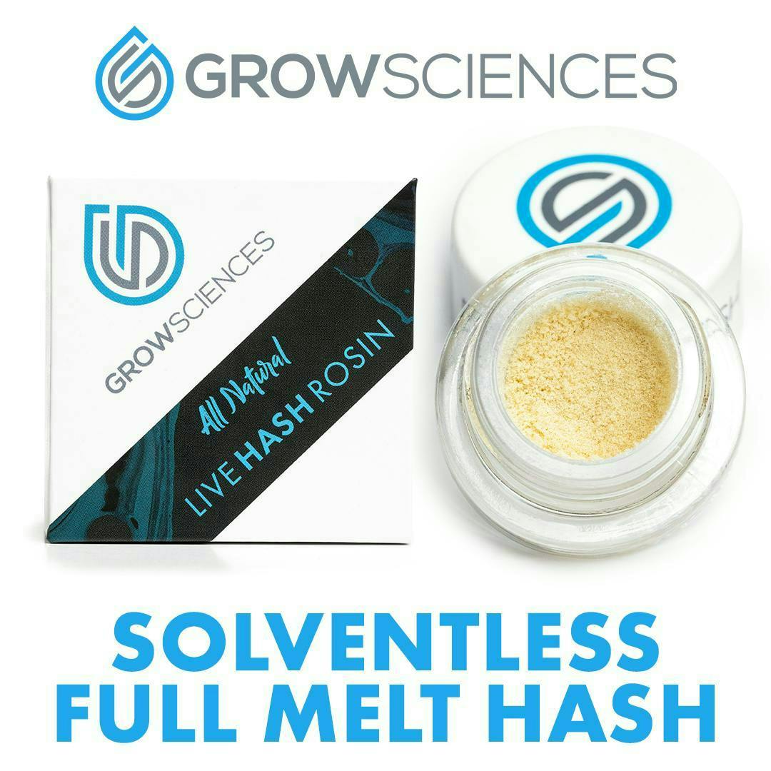 Grow Sciences - Triangle Lemons Live Hash Rosin Full Melt (1g) - 1