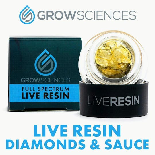 Grow Sciences - Daily Grape Live Resin Diamonds & Sauce (1g) - 1