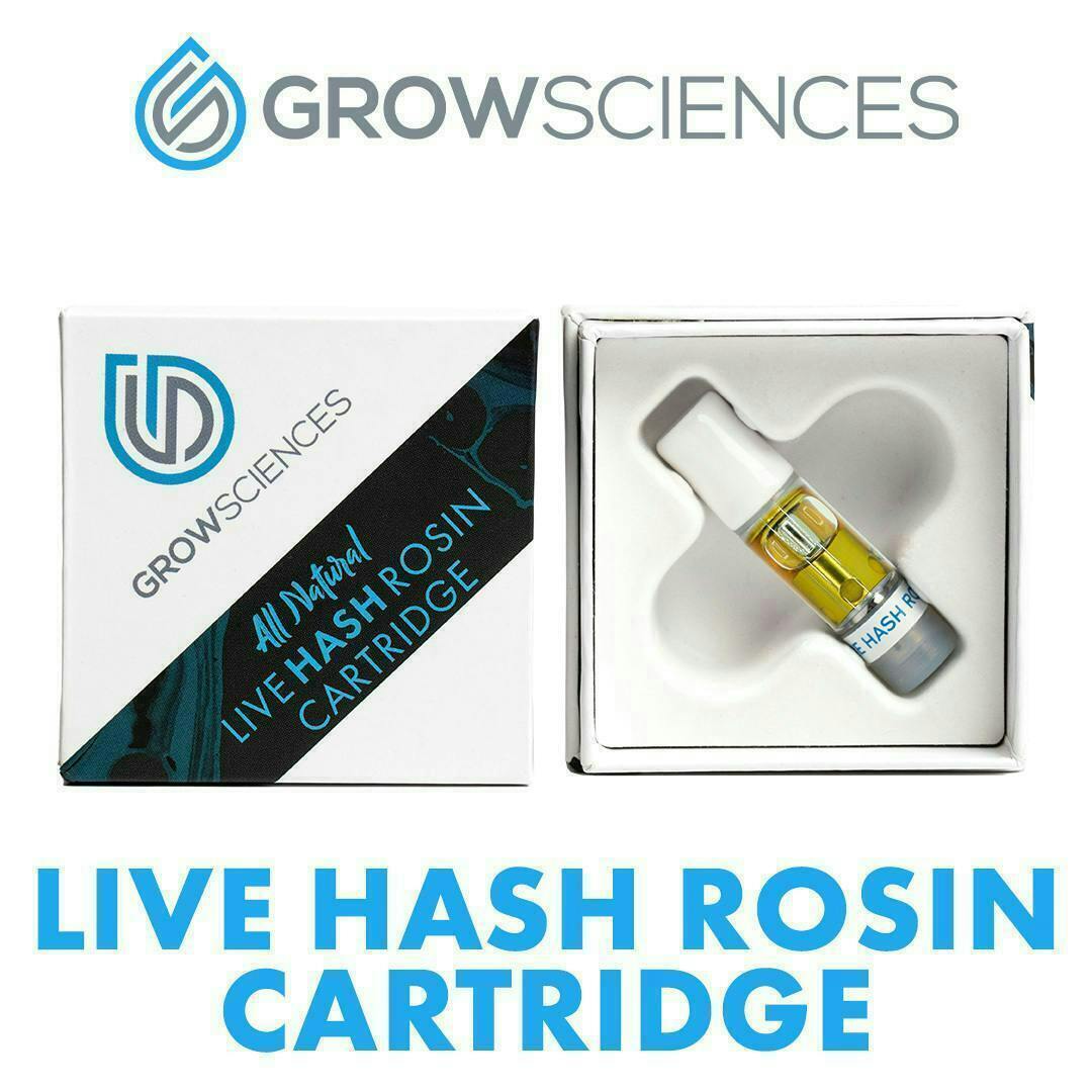 Grow Sciences - White RTZ Live Hash Rosin Cartridge (.6g) - 1