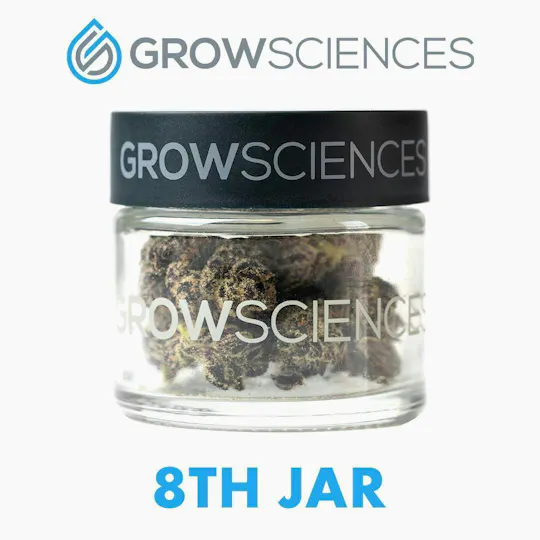 Grow Sciences - Platinum Candy Flower Jar (1/8th) - 1