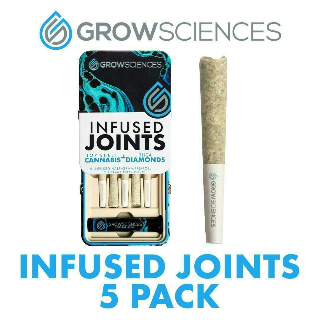 Grow Sciences - Jelly RTZ 5pk - (5) Infused .5g Prerolls - 1