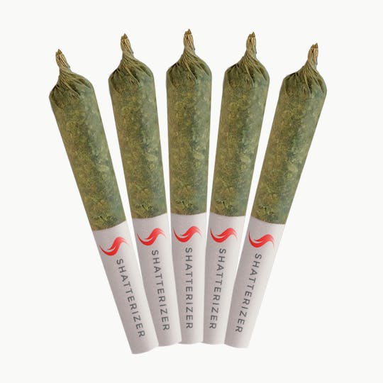Shatterizer Extracts - Electric Grapefruit Infused Pre-Rolls 5x0.5g - 1