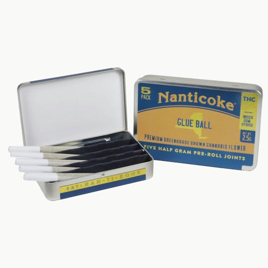 Nanticoke - GLUEBALL 5 PACK OF 0.5G PREROLLS - 1