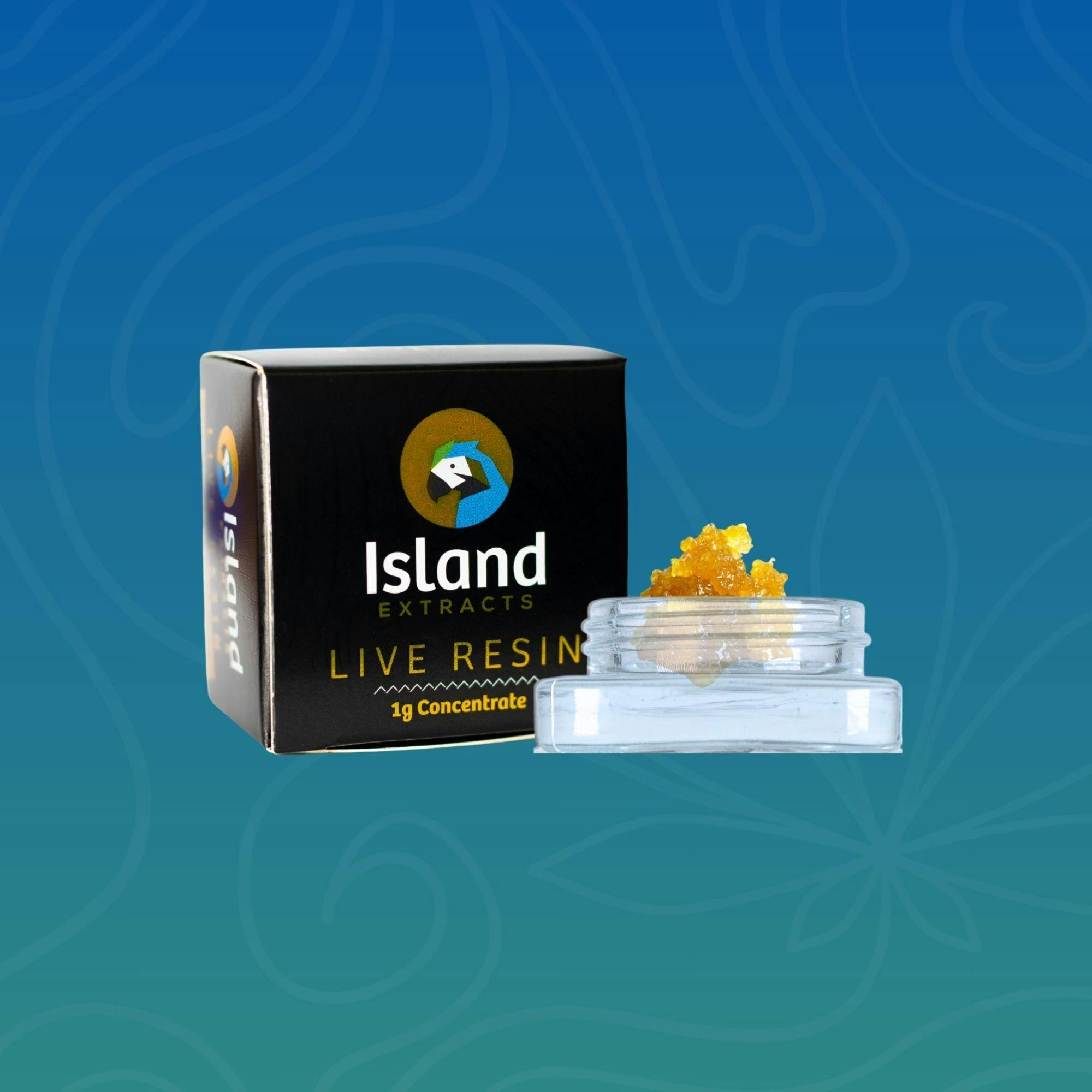 Island Extracts PR - Strawberry Banana Slushy Live Resin Sugar 1g - 1