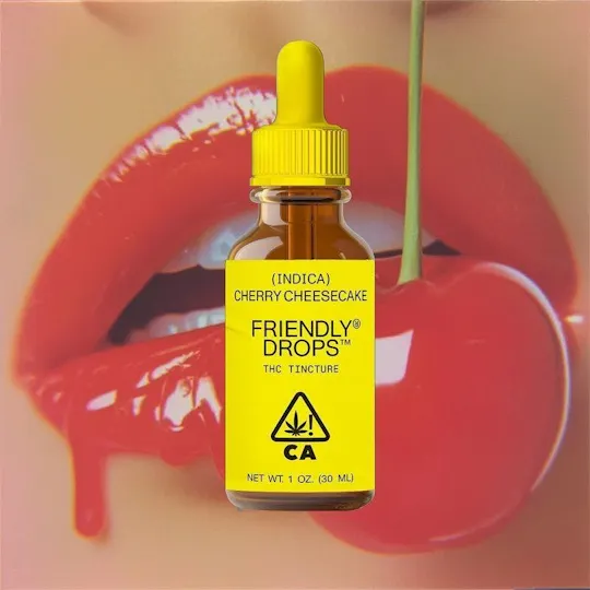 Friendly Brand - Friendly Brand | Drops | Cherry Cheesecake | Tinctures | 1040mg | 30ml - 1