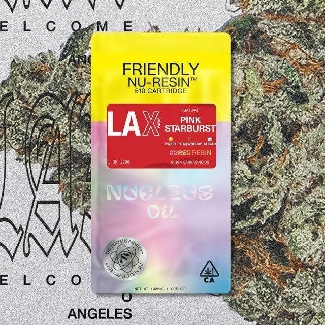 Friendly Brand - Friendly Brand x LAX Packs | Pink Starburst | Cured Nuresin Cartridge | 1g - 1
