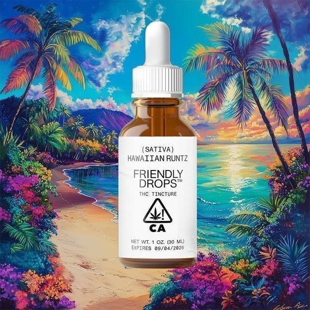 Friendly Brand - Friendly Brand | Drops | Hawaiian Runtz | Tinctures | 1000mg | 30ml - 1