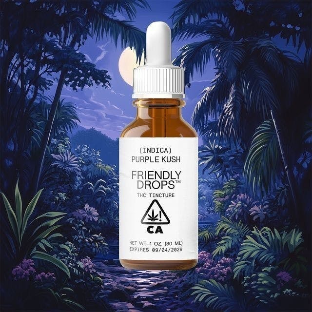 Friendly Brand - Friendly Brand | Friendly Drops | Purple Kush | Tinctures | 1000mg | 30ml - 1