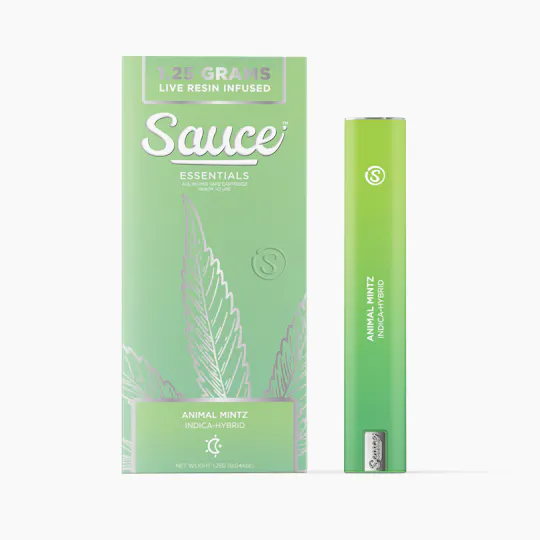 Sauce. - Sauce | Essentials | Animal Mintz | Live Resin Disposable | 1.25g - 1
