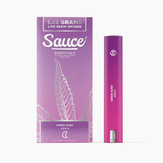 Sauce. - Sauce | Essentials | King's Kush | Live Resin Disposable | 1.25g - 1