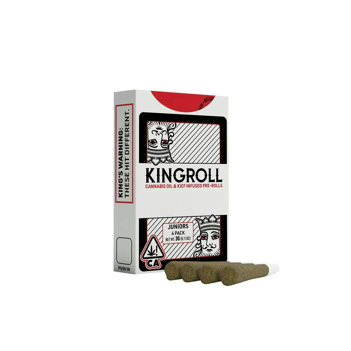 Kingroll - Kingroll Jrs | Blue Lobster x Apples & Bananas | Infused Joints | 4pk - 1