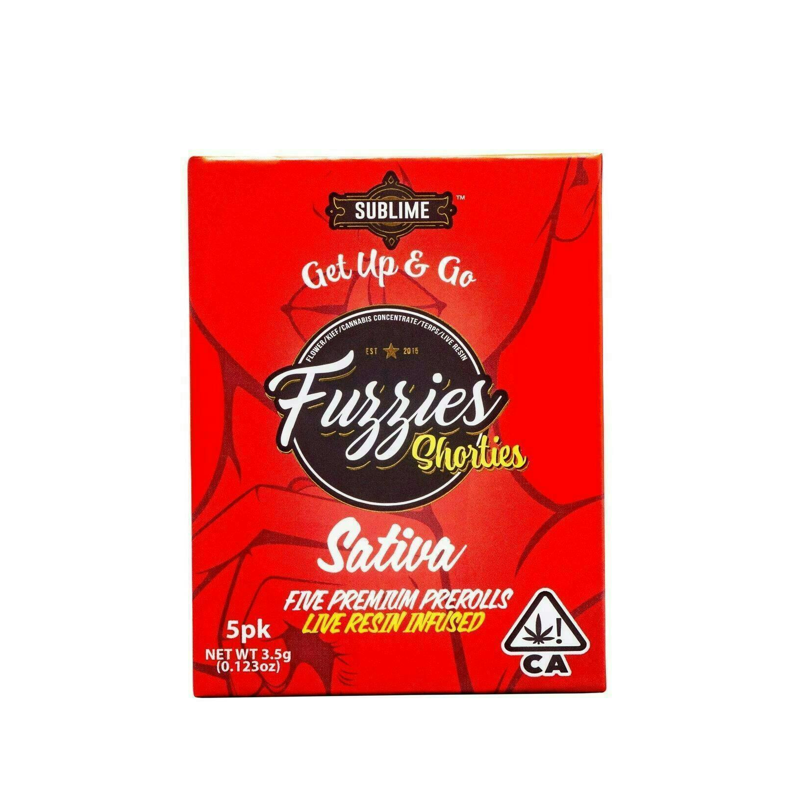 Fuzzies - Shorties | Strawberry Trainwreck | Infused Joints | 0.7g each | 5pk - 1