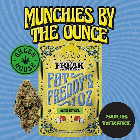 The Freak Brothers - Fat Freddy's 1oz - Sour Deisel - Freak Brothers - 1