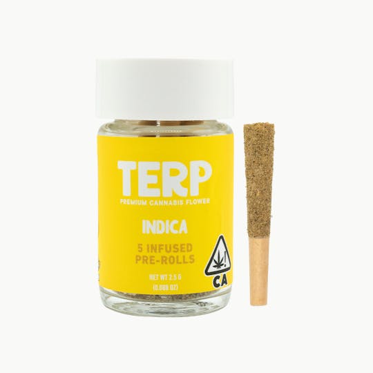 TERP Brand - TERP 2.5G 5 Pack Infused Preroll - Pac Man OG - 1