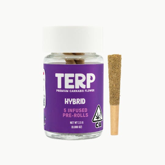 TERP Brand - TERP 2.5G 5 Pack Infused Preroll - Sundae Driver - 1