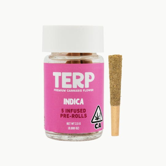 TERP Brand - TERP 2.5G 5 Pack Infused Preroll - Birthday Cake Kush - 1