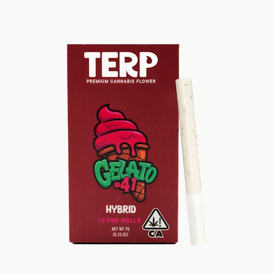 TERP Brand - TERP 7G 10 Pack Cannarettes - Gelato #41 - 1