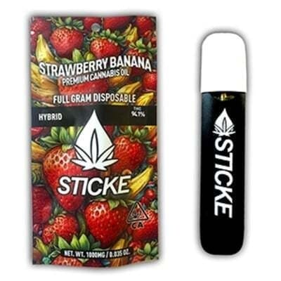 stick.e.vape - Strawberry Banana Disposable Pen - 1