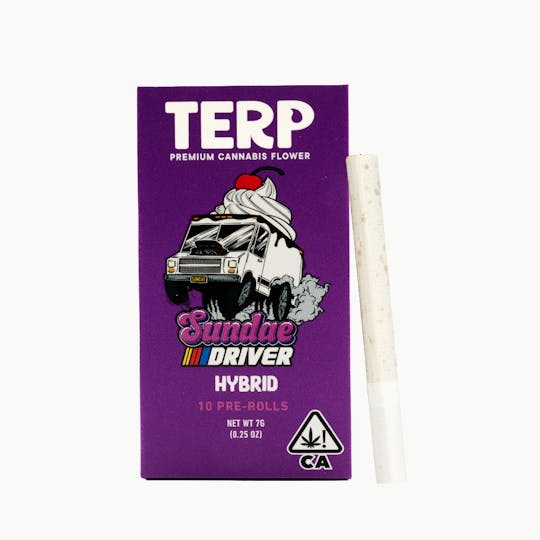 TERP Brand - TERP 7G 10 Pack Cannarettes - Sundae Driver - 1