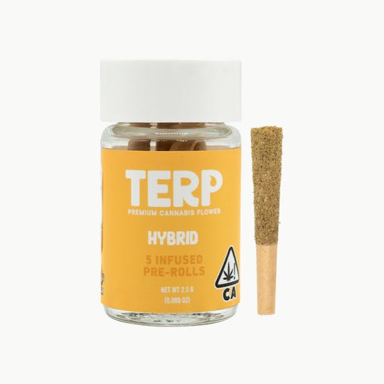 TERP Brand - TERP 2.5G 5 Pack Infused Preroll - Vanilla Wafer - 1