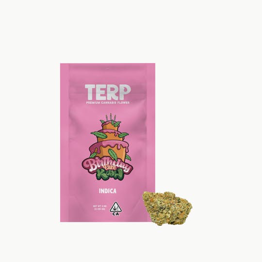 TERP Brand - TERP 3.5G Flower - Birthday Cake Kush - 1