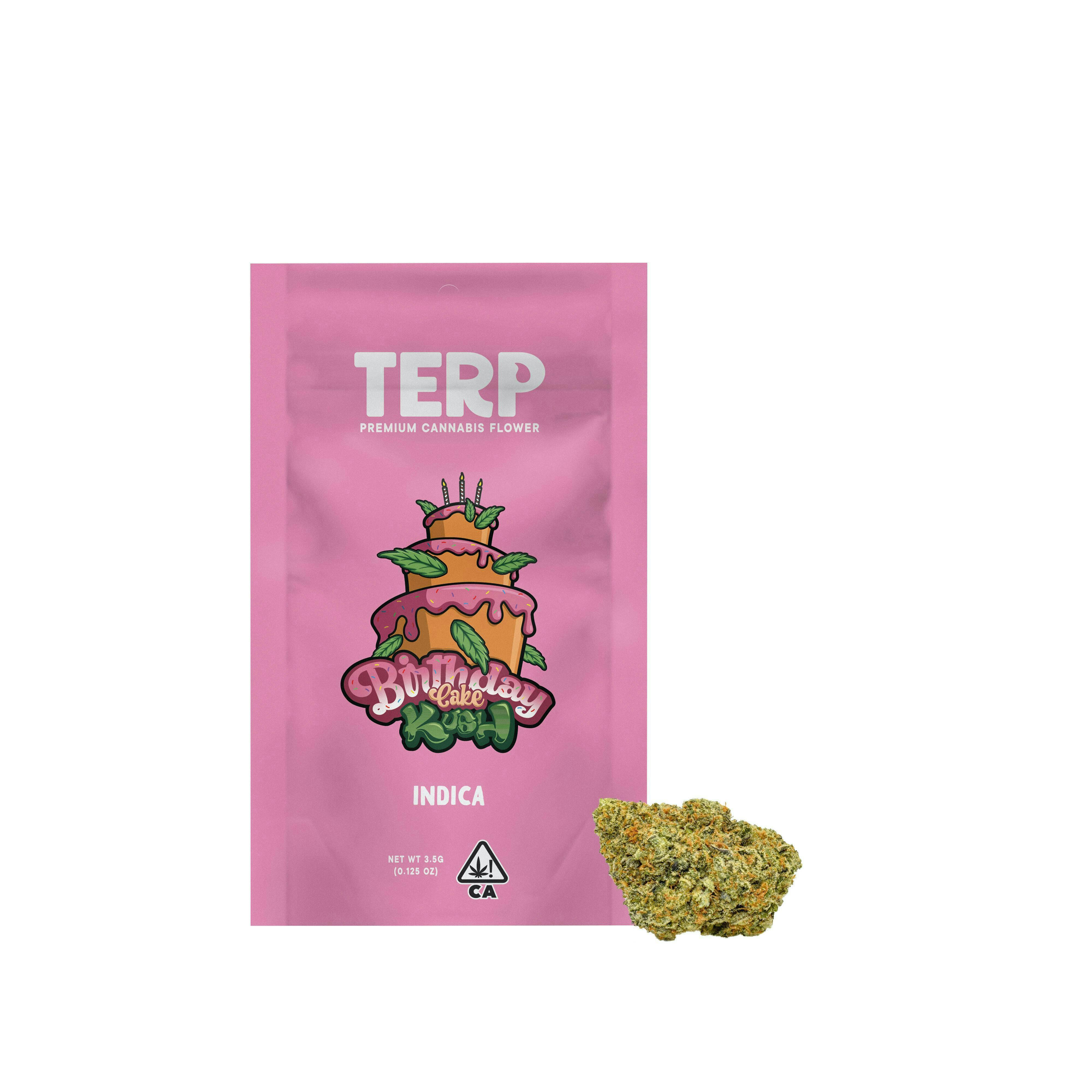 TERP Brand - TERP Brand | Birthday Cake Kush | Big Buds | 3.5g - 1