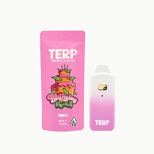 TERP Brand - TERP 1G All-In-One - Birthday Cake Kush - 1