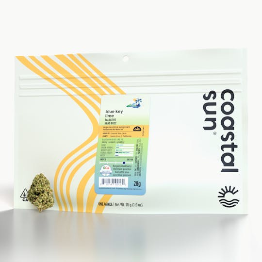 Coastal Sun - Blue Key Lime Sungrown Flower 28g - 1