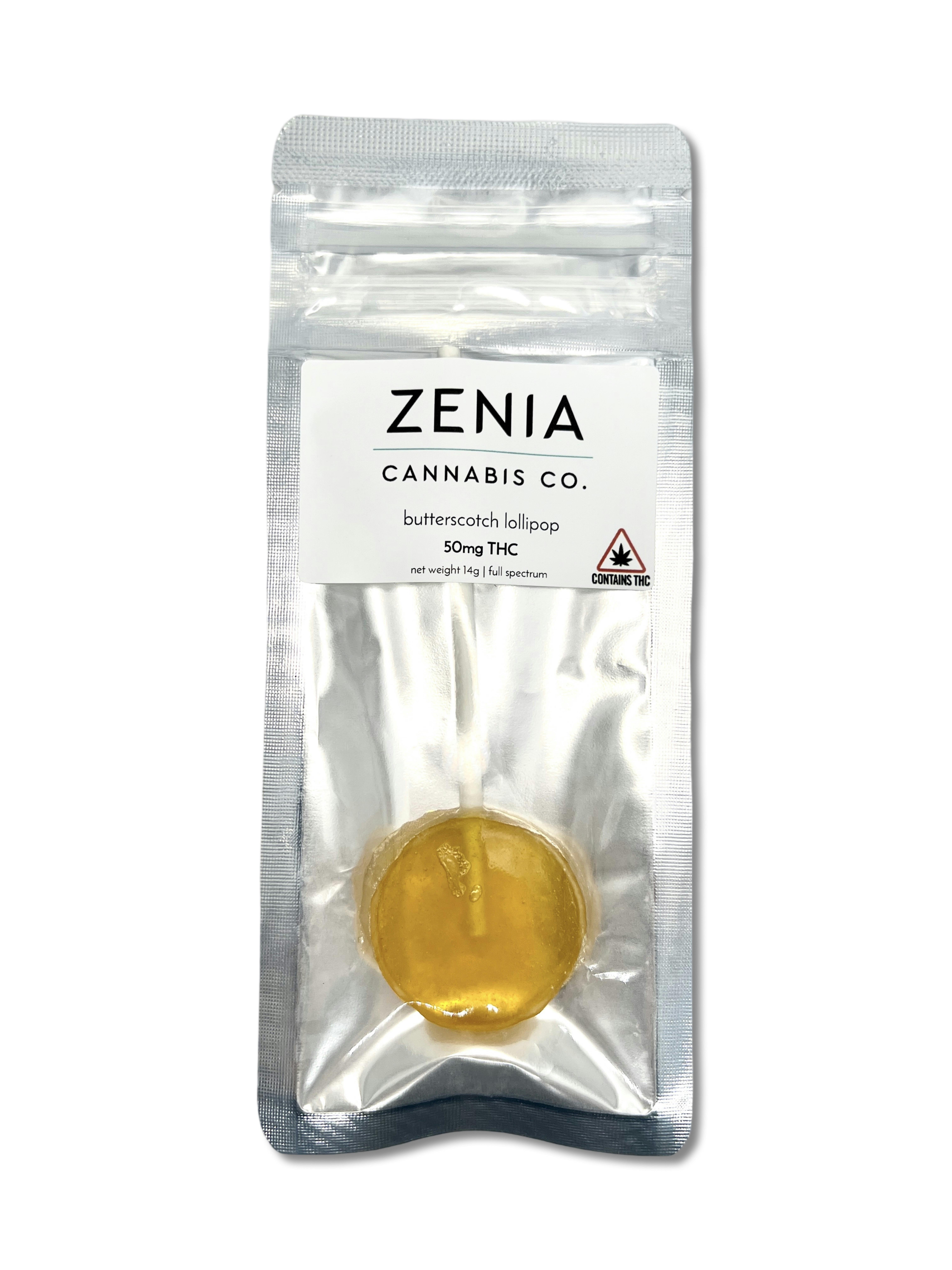 Indico - Butterscotch 50mg Lollipop - Zenia - 1