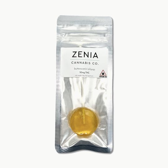 Indico - Butterscotch 50mg Lollipop - Zenia - 1
