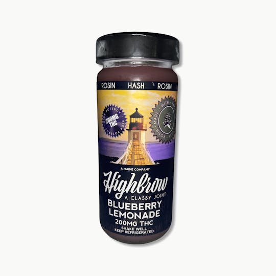 Indico - Highbrow Hash Rosin Bluberry Lemonade Drink 200mg - Medical - 1