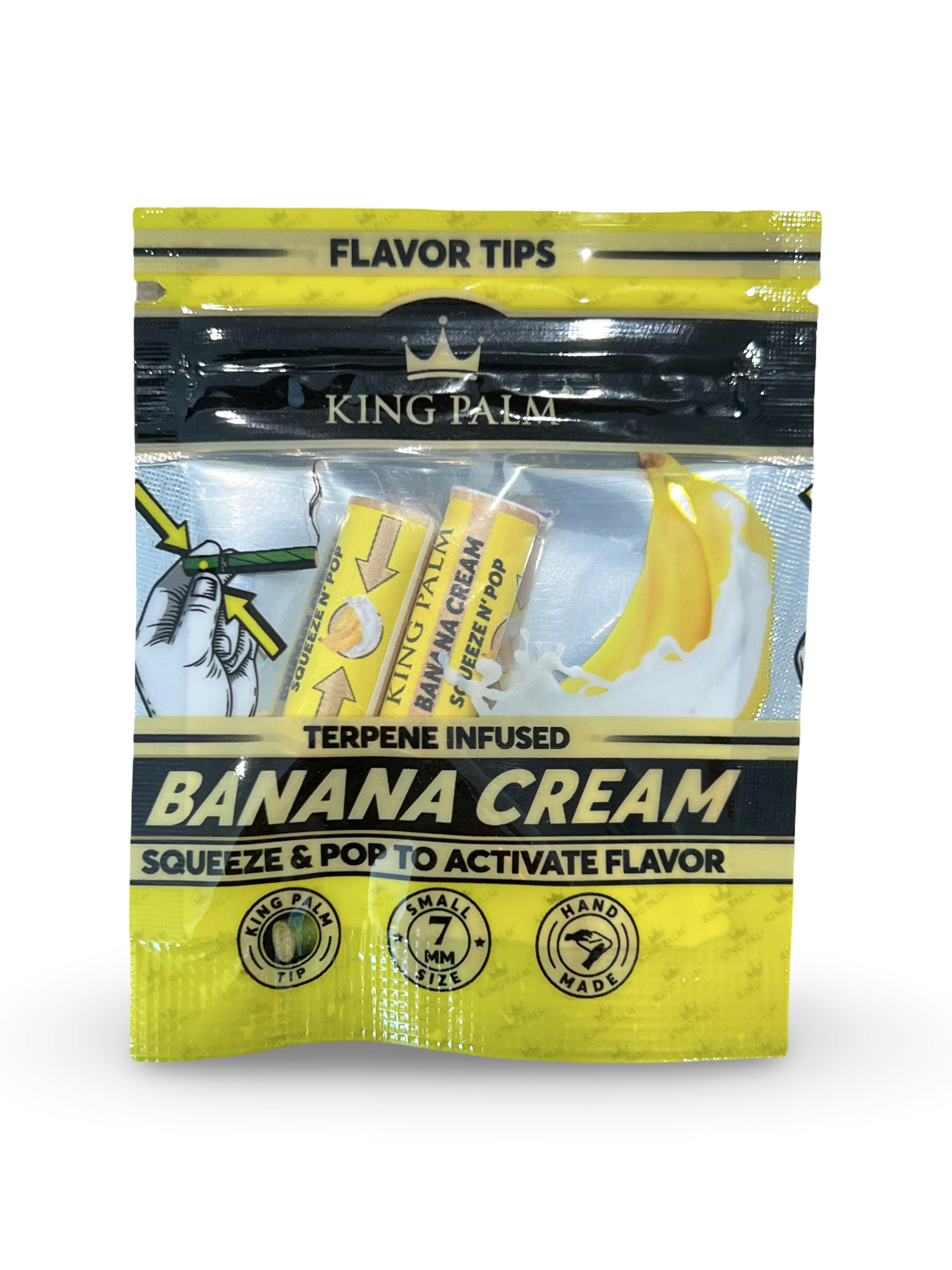 Indico - King Palm Flavor Tips - Banana Cream 2pk - 1