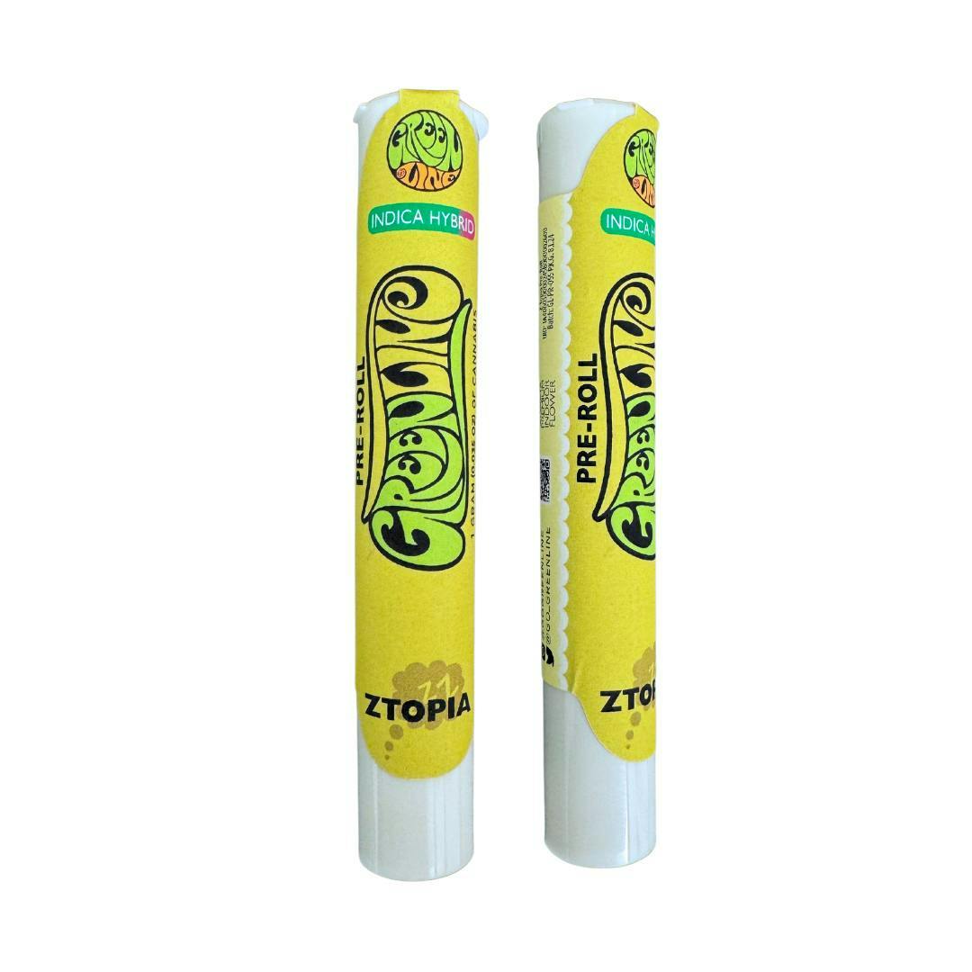 Greenline - Ztopia - Indoor Flower Pre-Roll - Indica Hybrid - 1g - 1