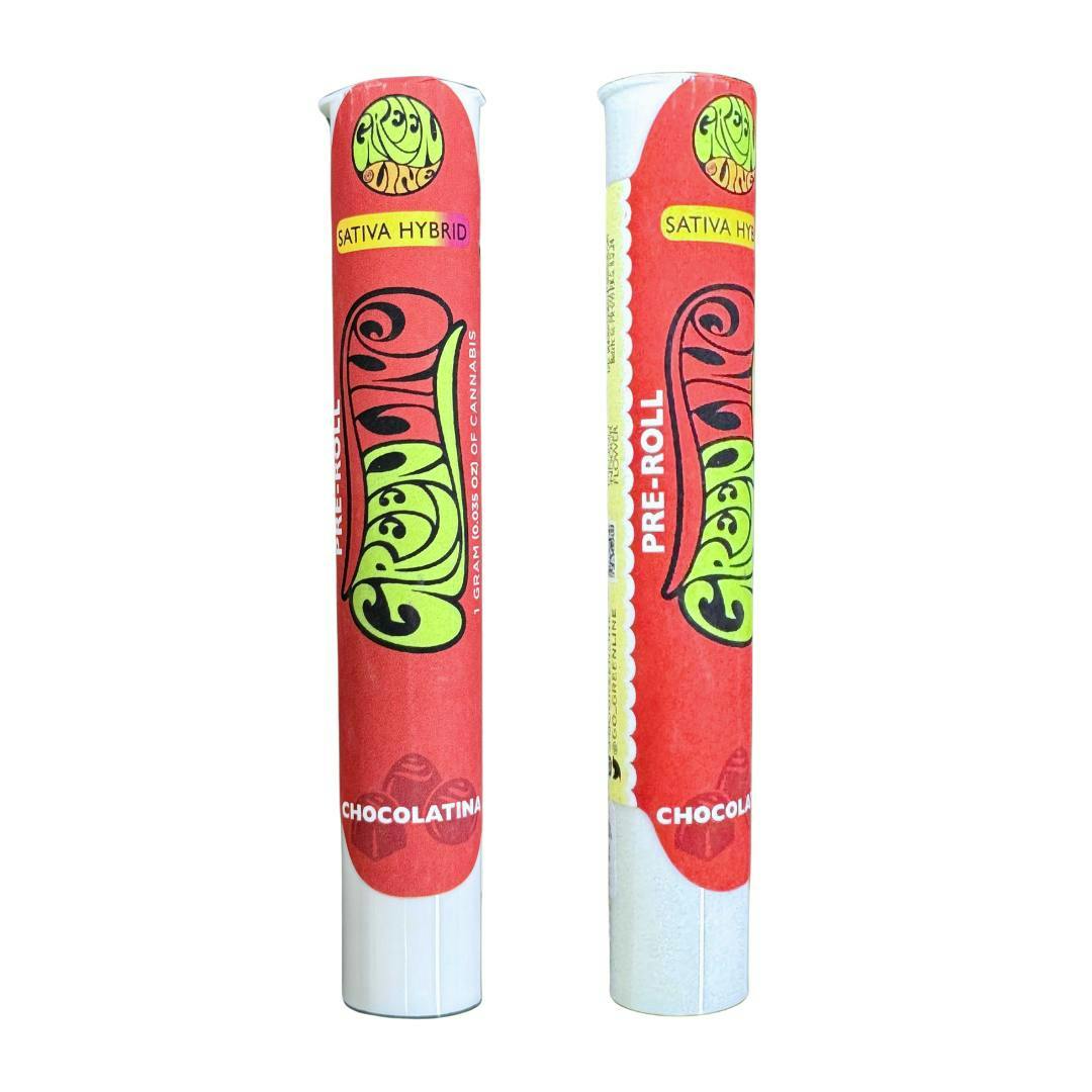 Greenline - Chocolatina - Indoor Flower Pre-Roll - Sativa Hybrid - 1g - 1