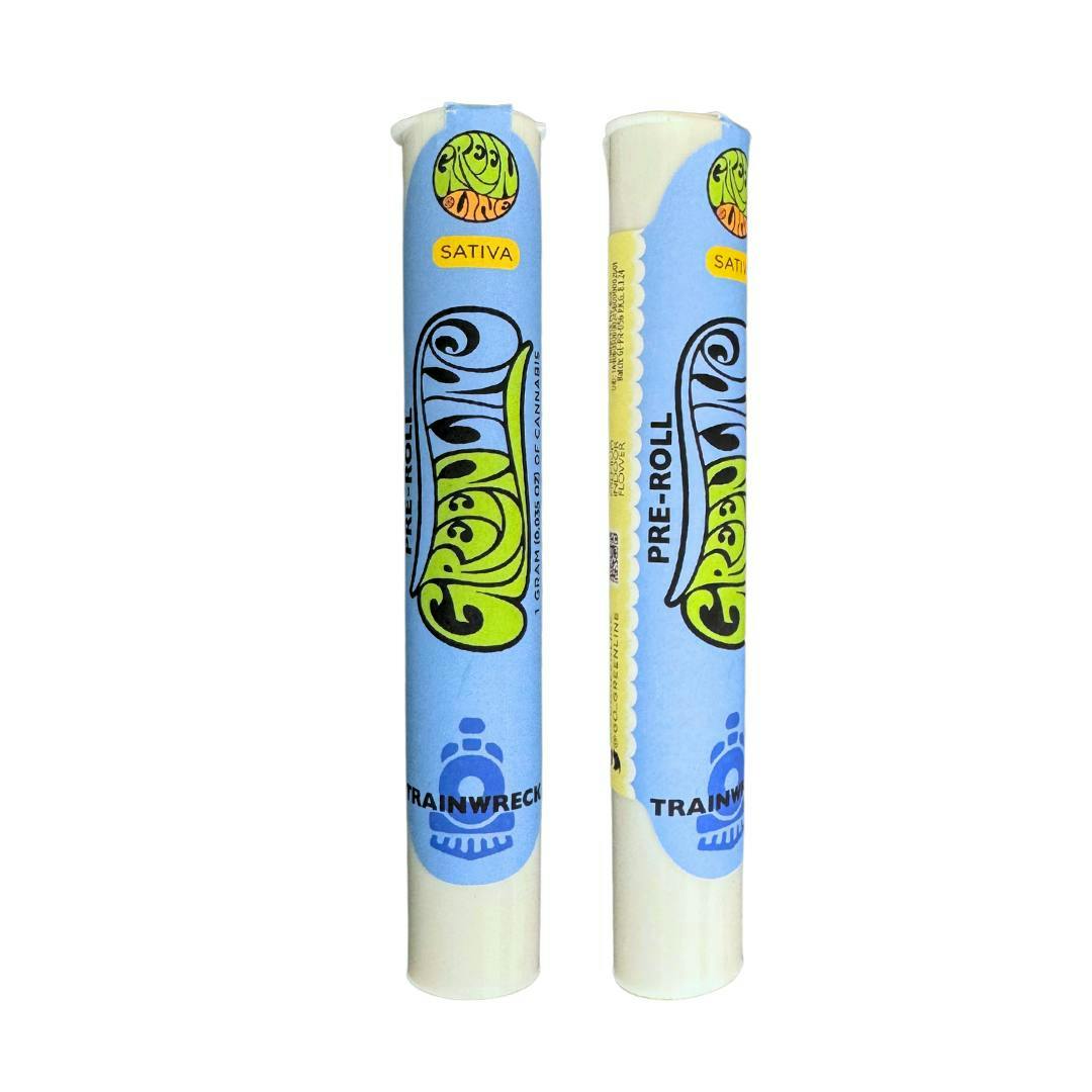 Greenline - Trainwreck - Indoor Flower Pre-Roll - Sativa - 1g - 1