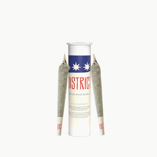 District Cannabis - Kill Shot Hash-infused Pre-rolls 2ct - 1