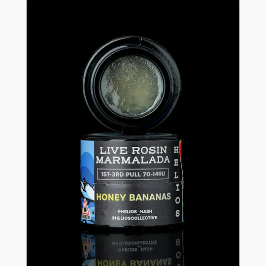 Helios Hash - Honey Bananas | Cold Cure Live Rosin | 1g - 1