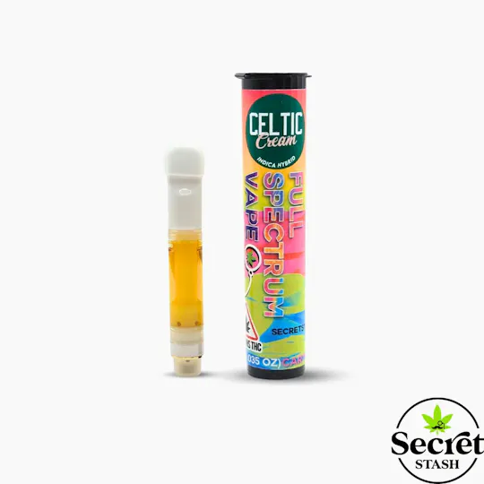 Secret Stash - Secret Stash | Cured Resin Cart | Celtic Cream | 1g - 1