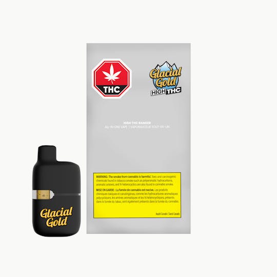 Glacial Gold - HIGH THC Banger All-In-One Vape | 1G - 1